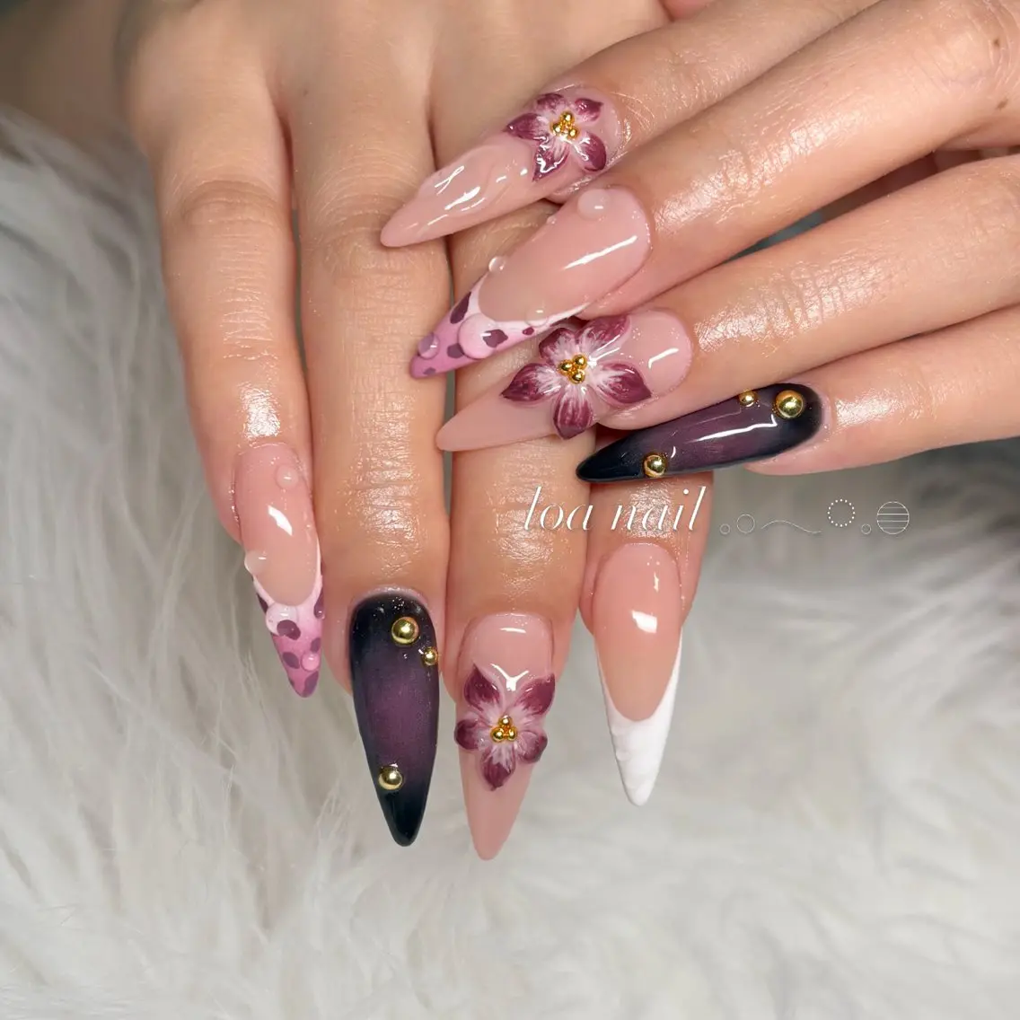 ネイル ハンドネイル loa nailのネイルデザイン