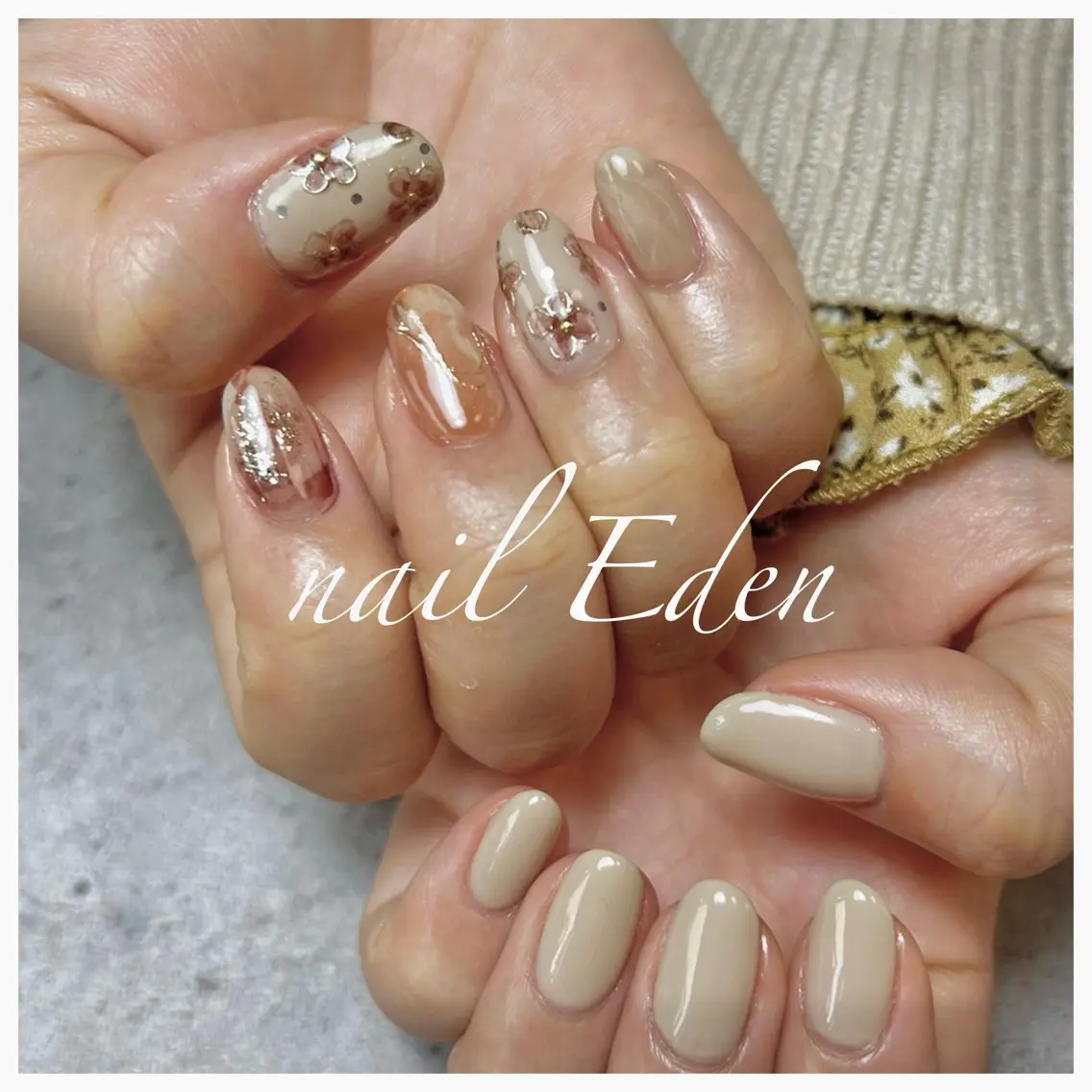 ネイル 持ち込み Eden ♾️のネイルデザイン