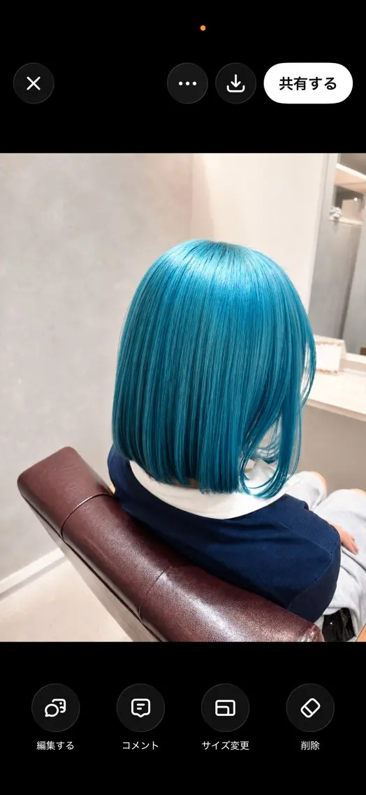 ミディアム ヘアカラー 鈴木 朔弥のヘアスタイル