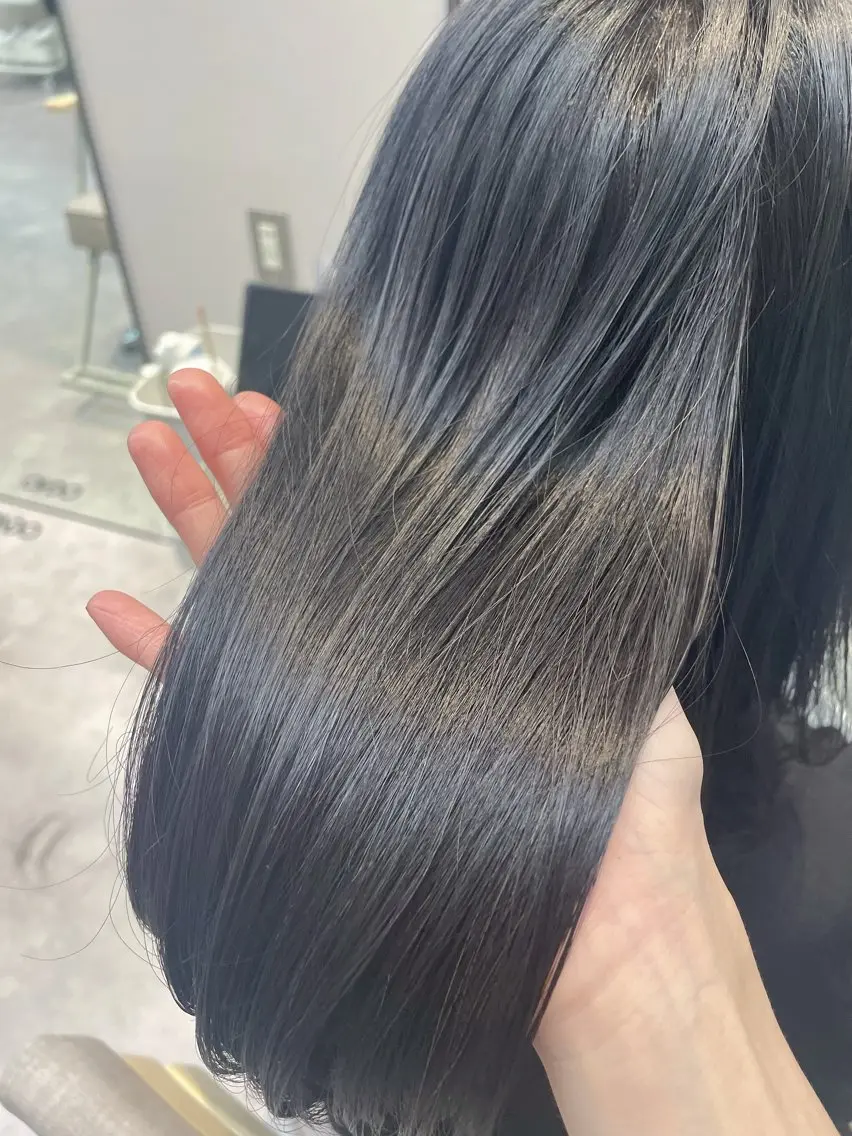 ミディアム 髪質改善 森 はるかのヘアスタイル