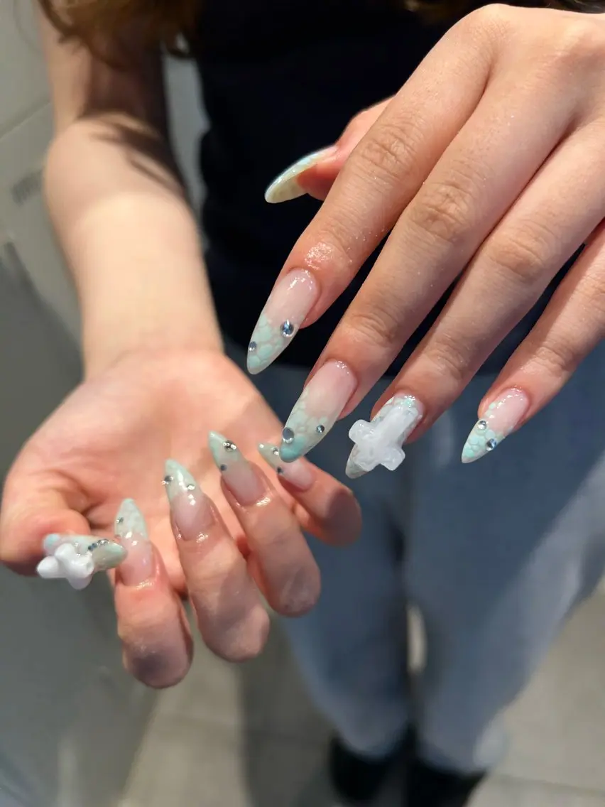ネイル SEINA_ NAIL🐈‍⬛💗のネイルデザイン