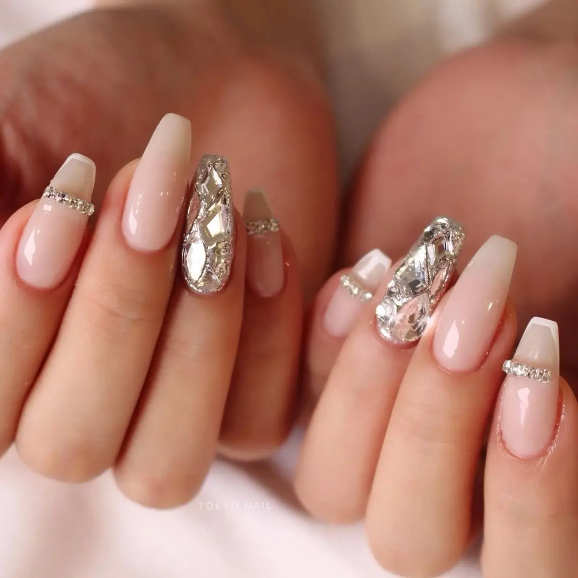 ネイル アートネイル 長さ出し ジェルネイル 韓国ネイル 持ち込み kana nailのネイルデザイン