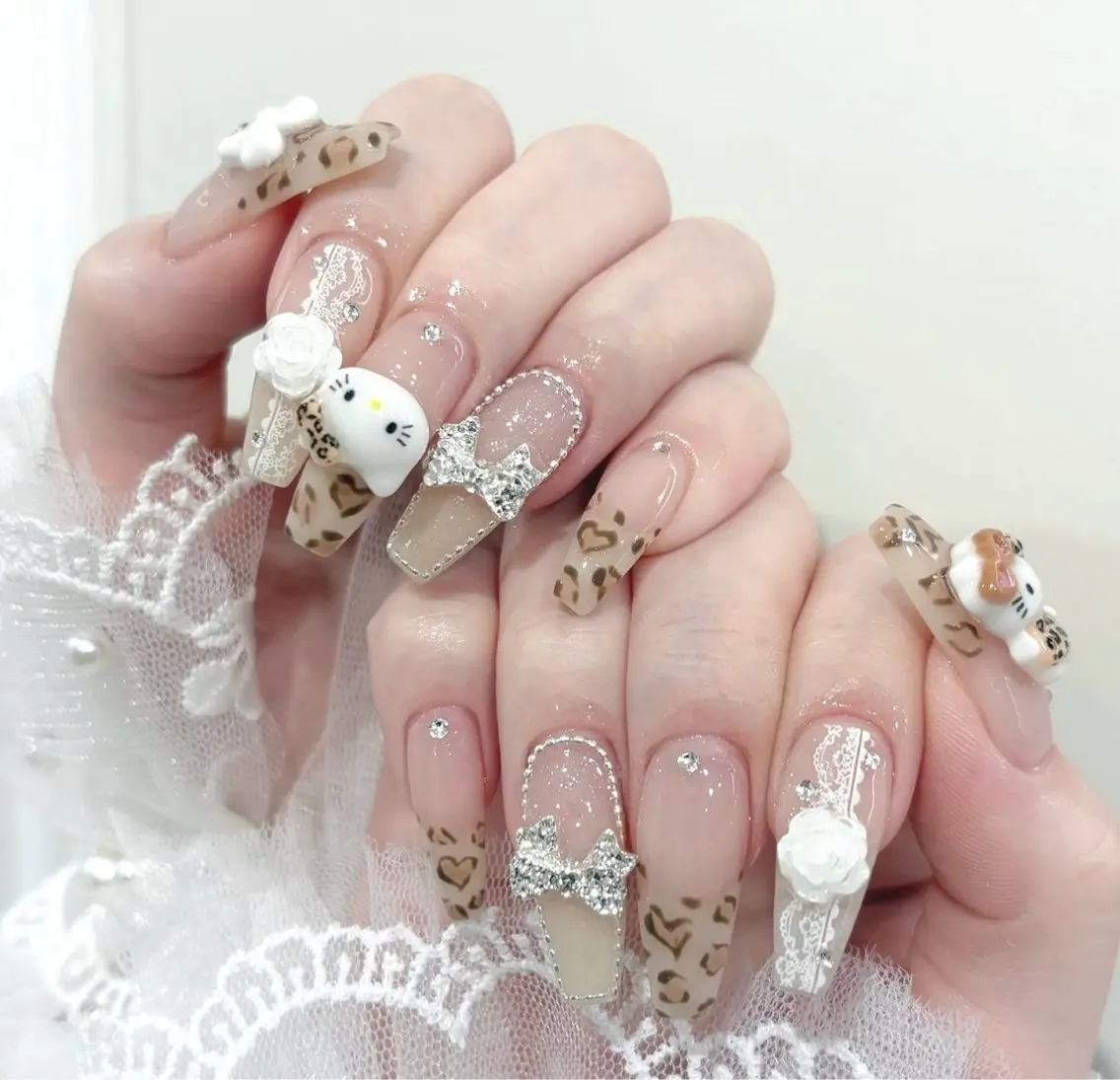 ネイル 長さ出し ハンドネイル Mi nailsのネイルデザイン