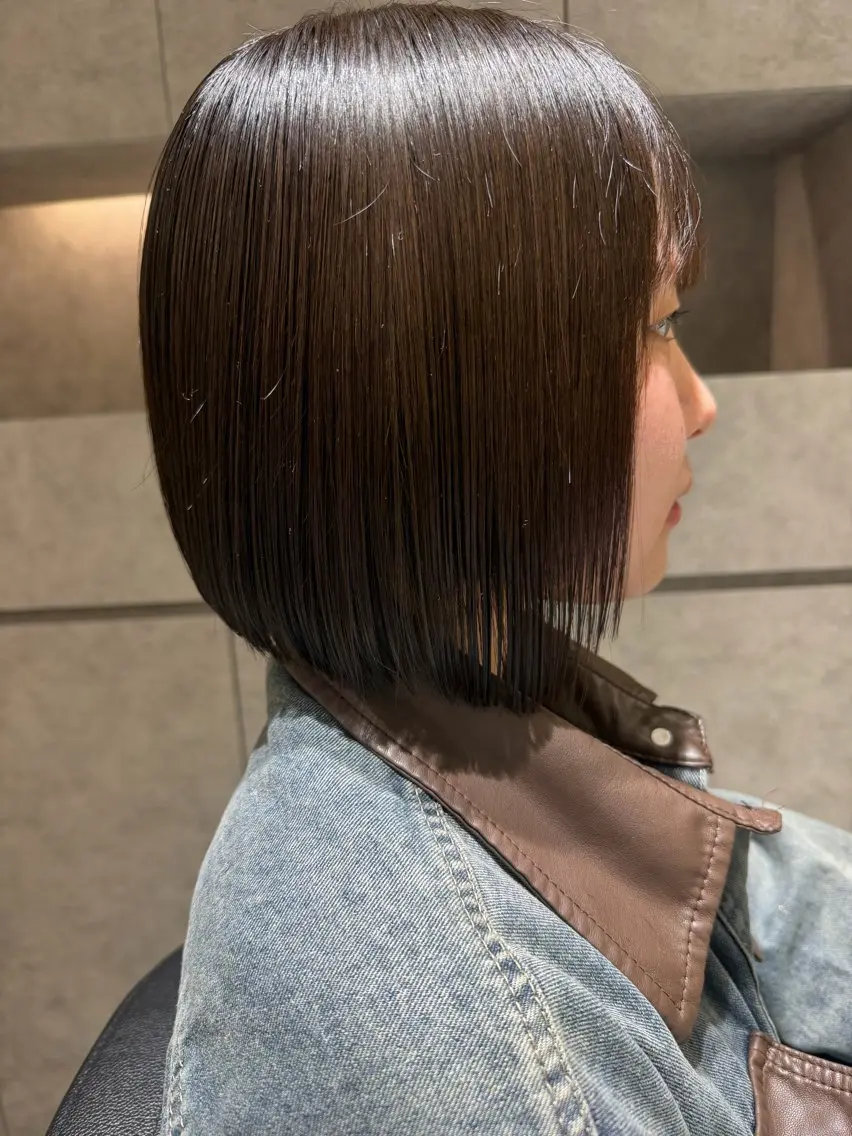 ミディアム ボブ ワタナベ カノ🌼のヘアスタイル