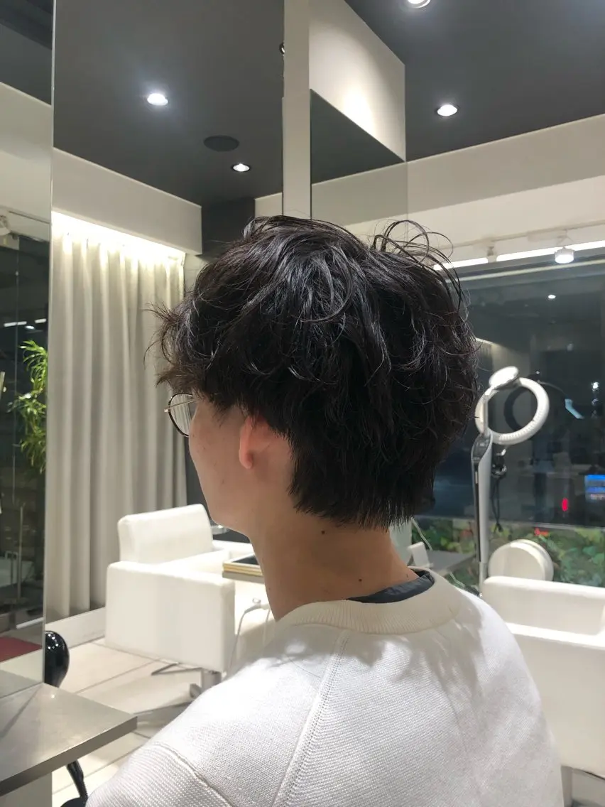メンズ カット パーマ matiz 権野 元紹のヘアスタイル