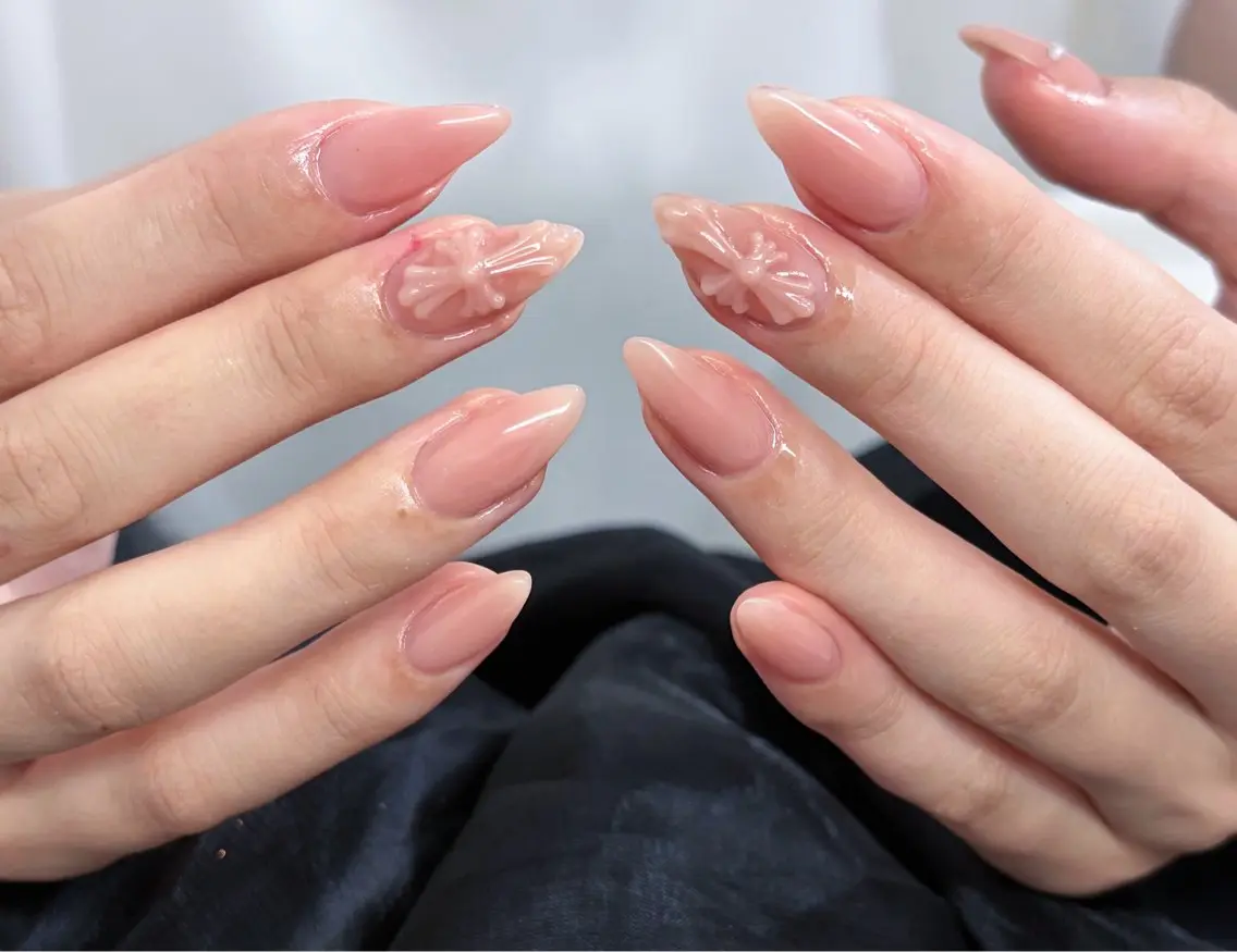 ネイル アートネイル ジェルネイル マグネットネイル Lu nailsalonのネイルデザイン