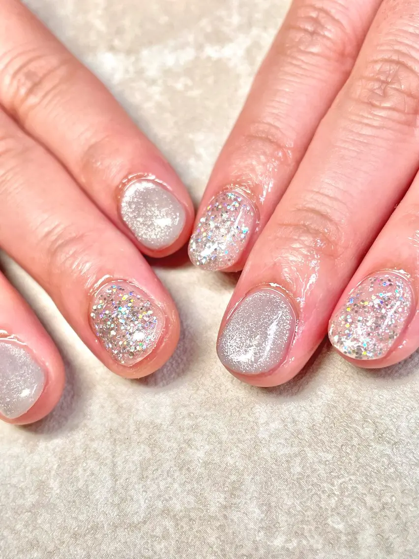 ネイル マグネットネイル ハンドネイル lemon nailレモンネイルのネイルデザイン