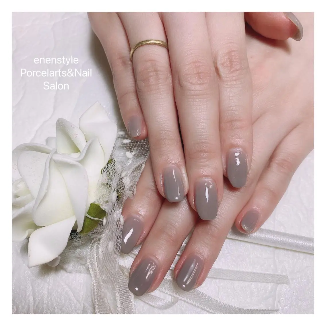 ミディアム ネイル 🐾enen style 🐾のネイルデザイン