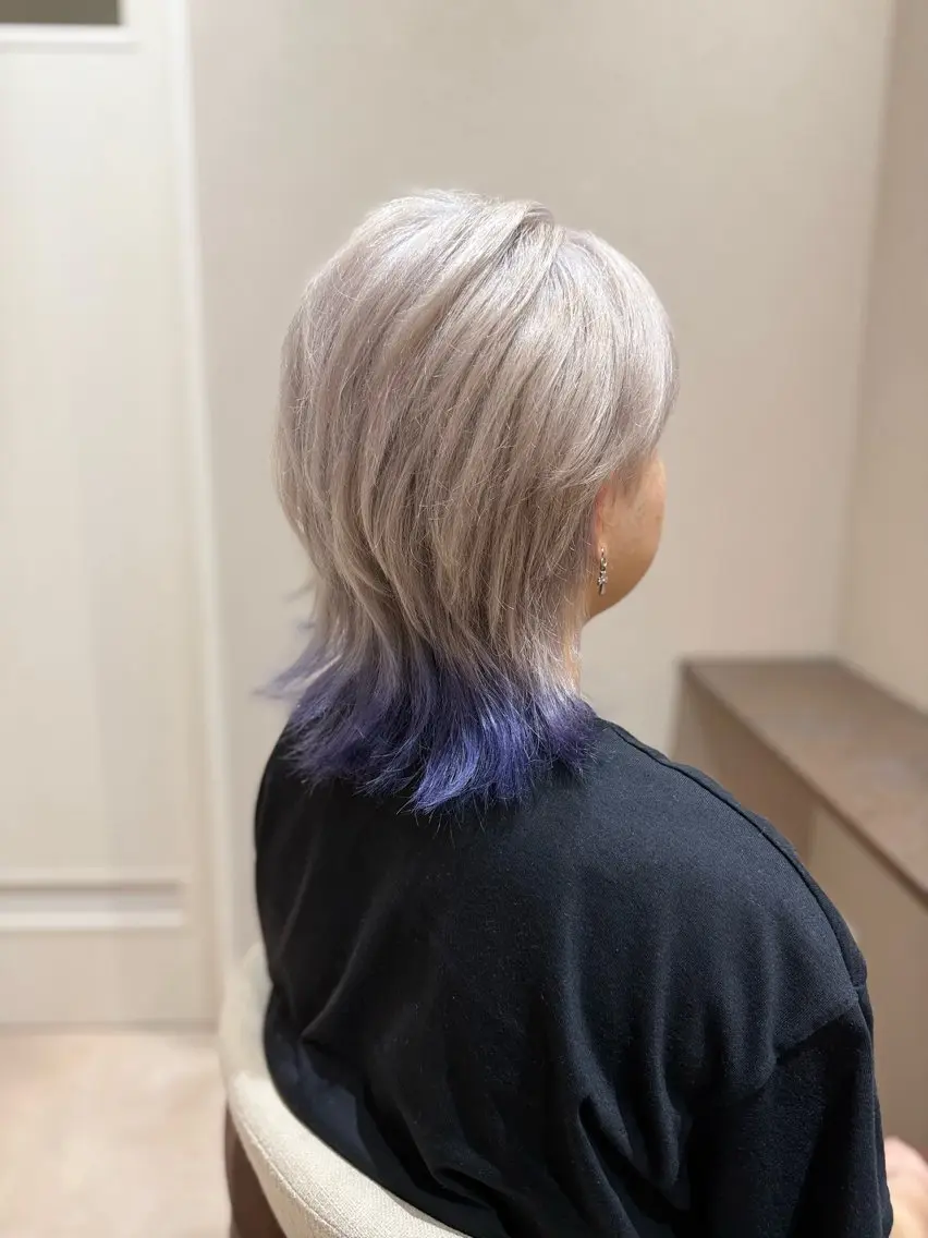 メンズ メンズブリーチ カット ヘアカラー 藤井 隼のヘアスタイル