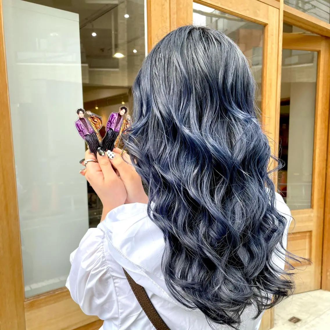 セミロング カラー ヘアアレンジ ヘアカラー トリートメント REONA🪽✨薬院 レイヤーカット🫧のヘアスタイル
