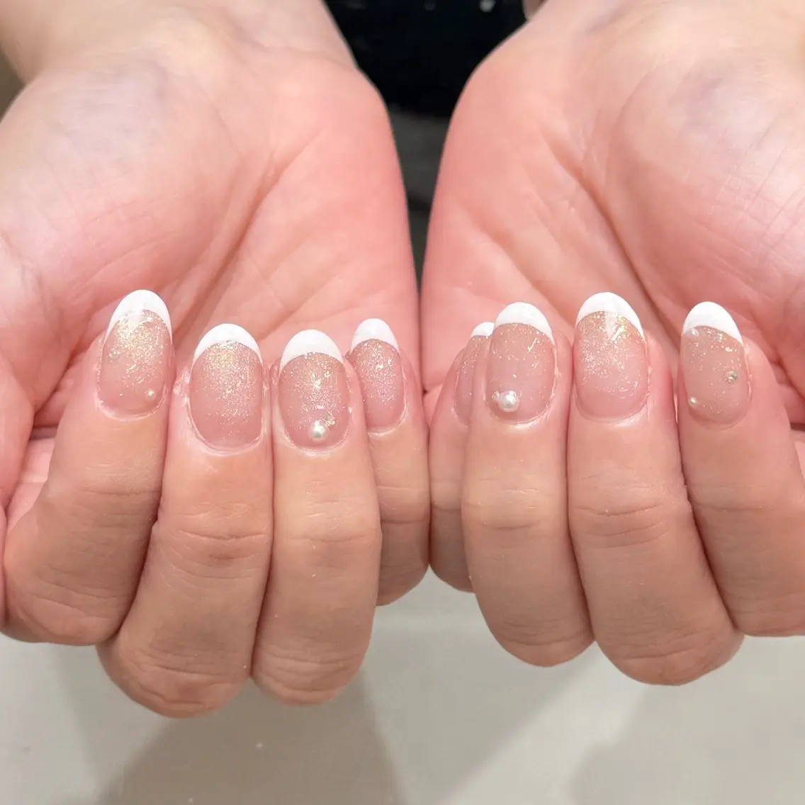 🫧初回限定🫧他店オフ無料🫧パラジェルベースフレンチ/ベースカラー有の写真