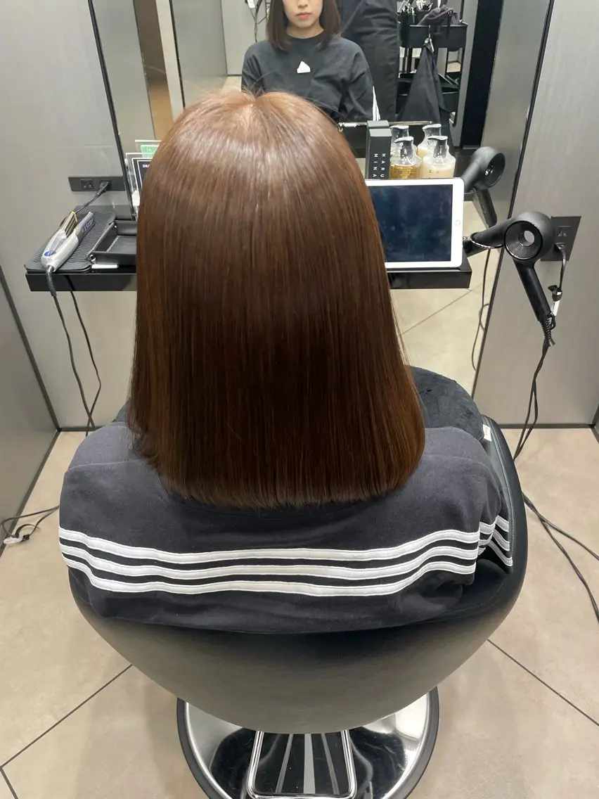 ミディアム 松尾 祐輝のヘアスタイル