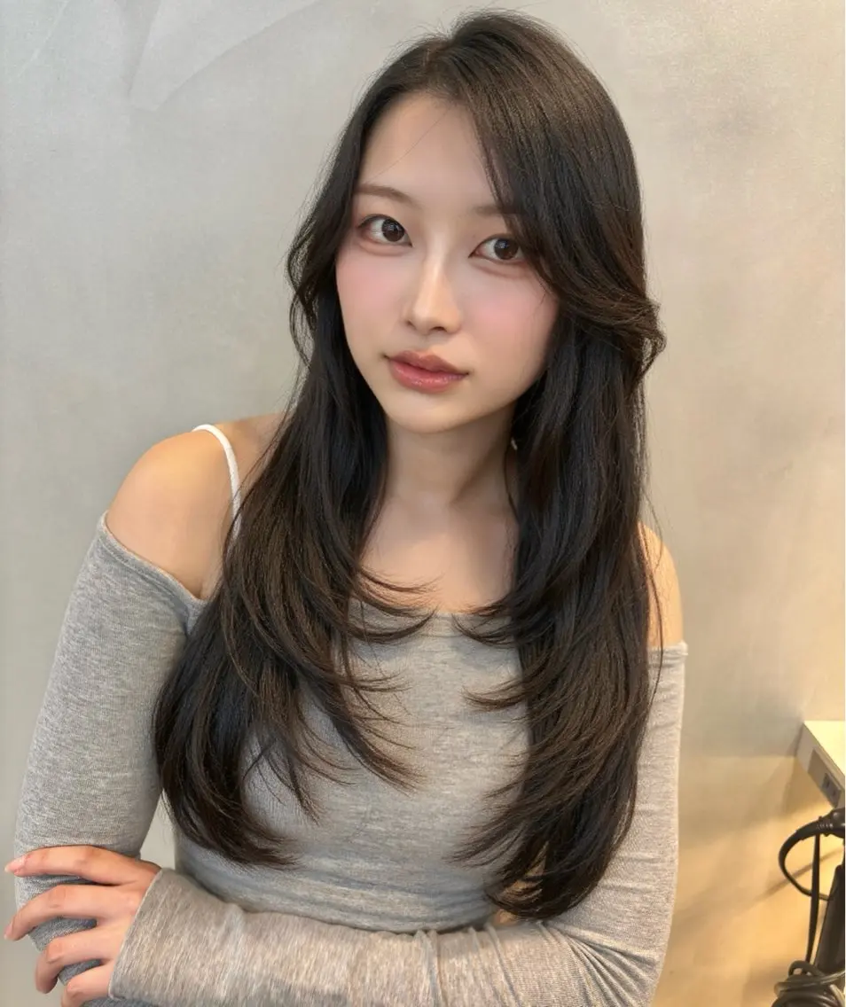 ロング カラー ヘアアレンジ カット ヘアカラー トリートメント 髪質改善/透明感 カラー/吉田光佑のヘアスタイル