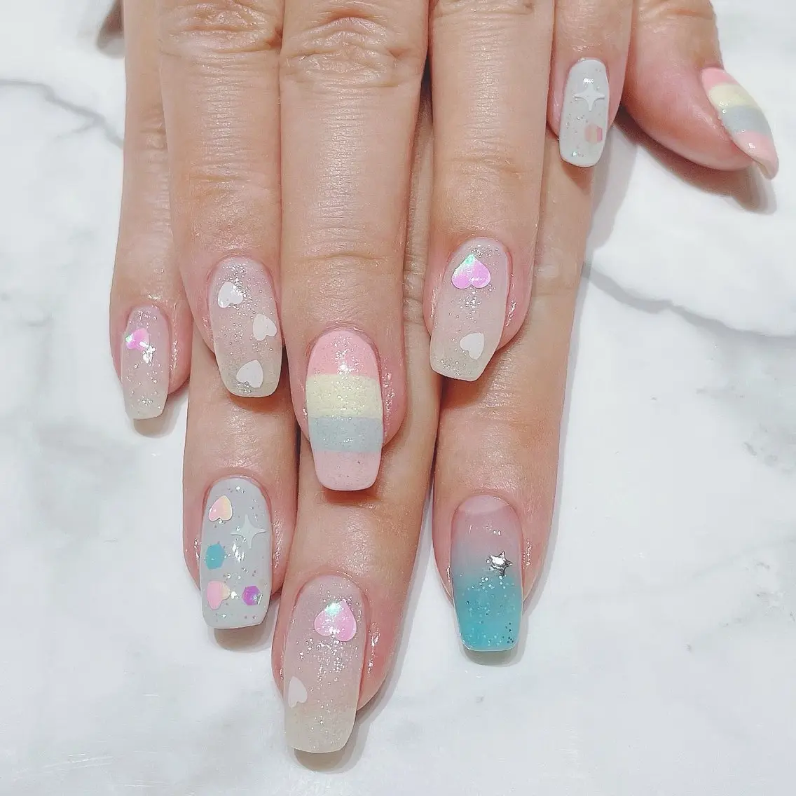 ネイル 持ち込み ネイルサロン Belleのネイルデザイン