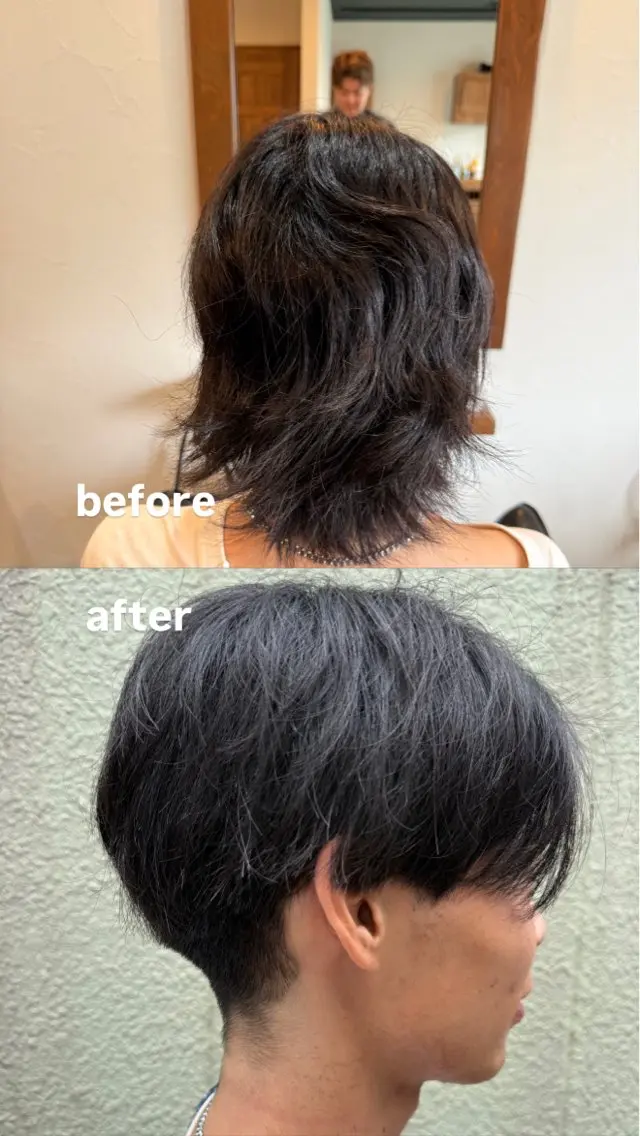 メンズ ビジネス ツーブロック 刈り上げ 大木悠史 メンズカット✂️のヘアスタイル
