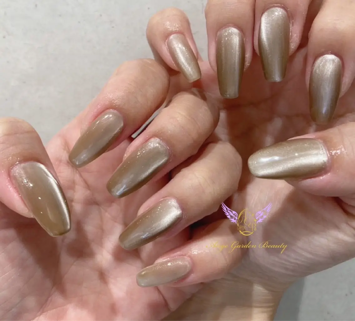 ネイル マグネットネイル ハンドネイル AngeGarden Beautymihoのネイルデザイン