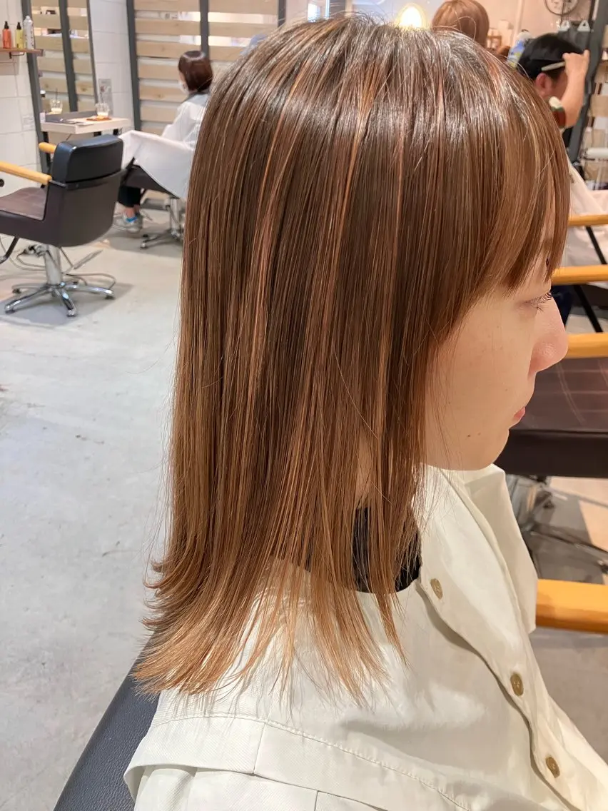 セミロング ⭐️こもだ⭐️ ⭐RISEHAIR⭐のヘアスタイル