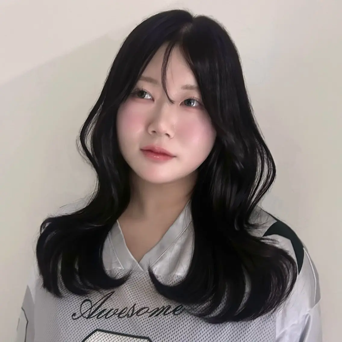 ロング ヘアカラー トリートメント yuuka 🖤韓国ヘア🖤のヘアスタイル