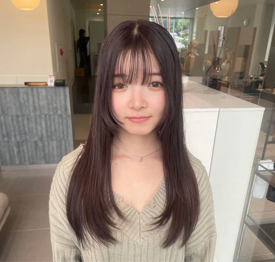 【超音波トリートメント】小顔カット+リプタートリートメント ボブ、レイヤーカット、韓国ヘアはお任せくださいの写真