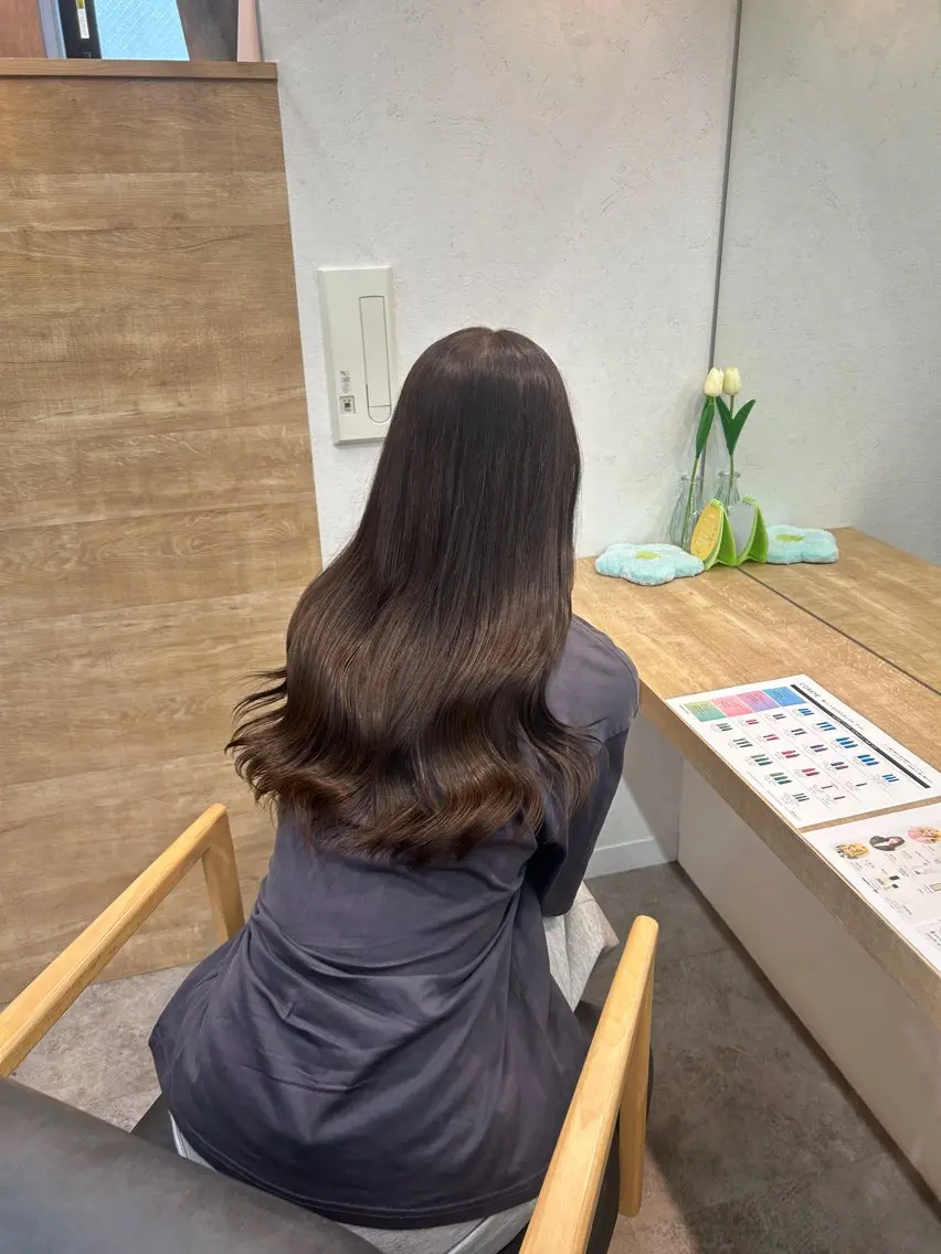 ワンカラー➕お持ち帰りトリートメント付き👩🏼🦰🫧の写真