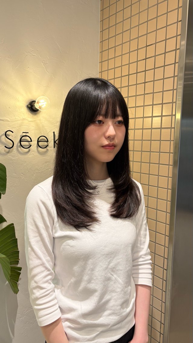 ロング ロング 🩵似合わせカット さくらのヘアスタイル