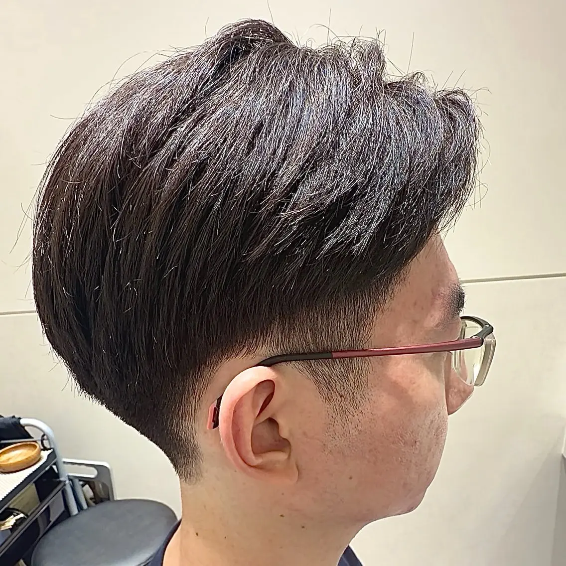 ショート メンズ カット ヘッドスパ ヘアセット 新宿メンズカット/ パーマ/岩田進一のヘアスタイル
