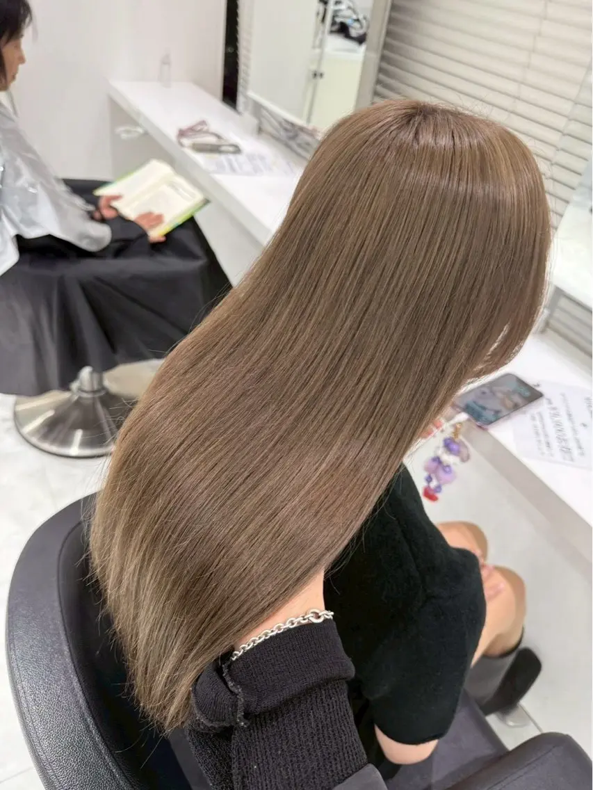 ロング カラー ヘアカラー 🍀ブラウンベージュ sakura🍀のヘアスタイル