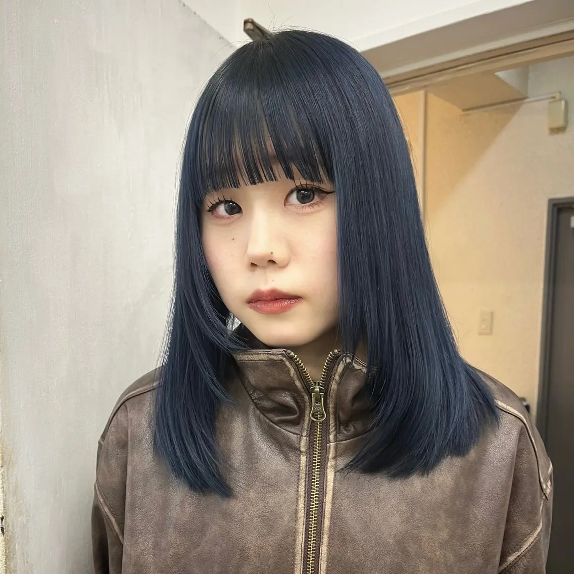 ロング カラー ブロンド ブルーカラー カット ヘアカラー トリートメント タマキ/ パーマ/Wカラーのヘアスタイル