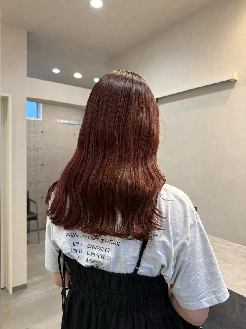ロング 山元 くるみのヘアスタイル