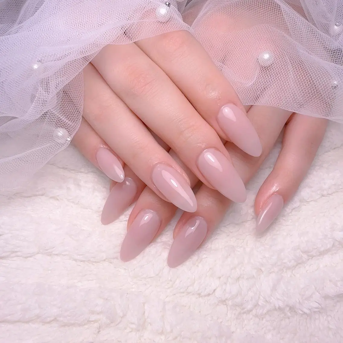 ネイル ワンカラーネイル スカルプネイル ネイルチップ ハンドネイル cat‘s nail🐈⬛のネイルデザイン