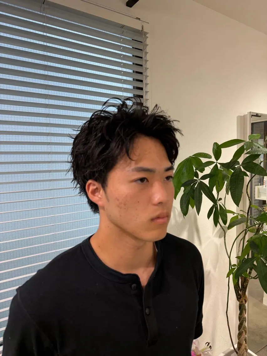 メンズ カット ハイトーン /スパイキーショートのヘアスタイル