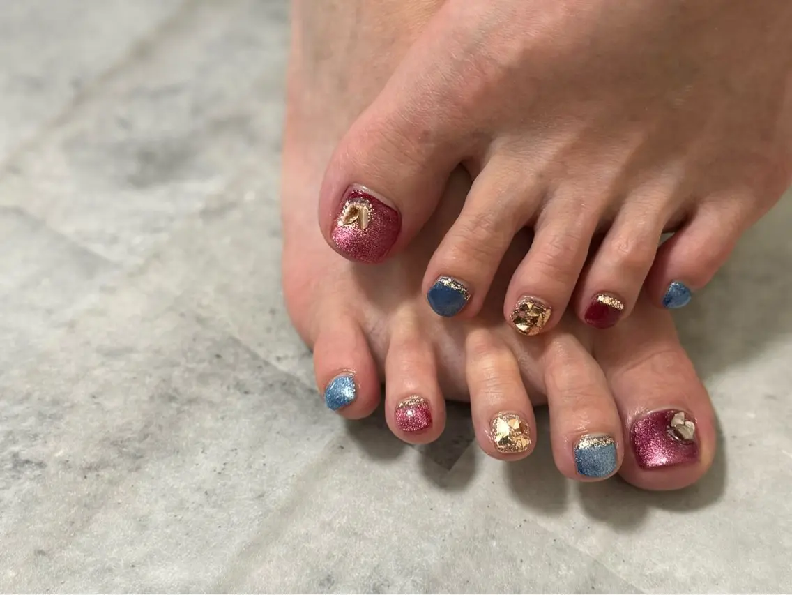 ネイル フットネイル N.plus NaiLのネイルデザイン
