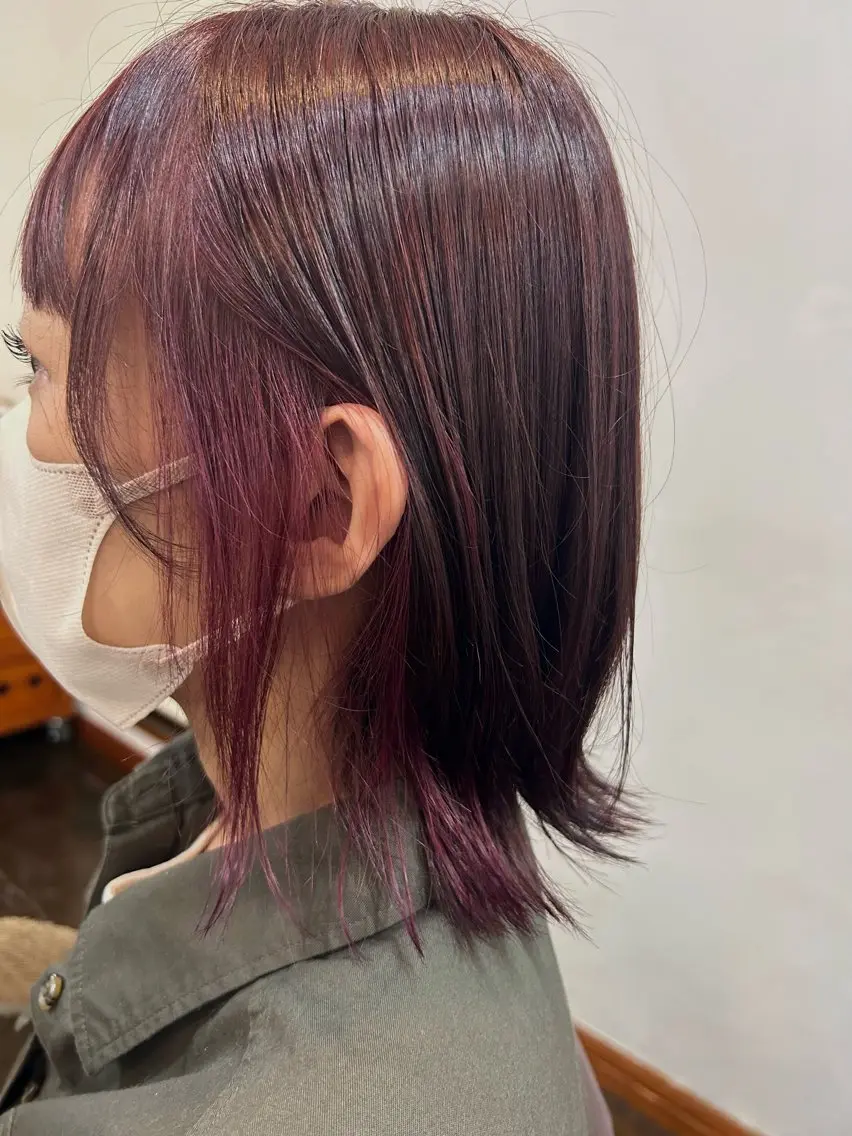 カラー インナーカラー 坂本 瑞季 🤍 髪質改善のヘアスタイル