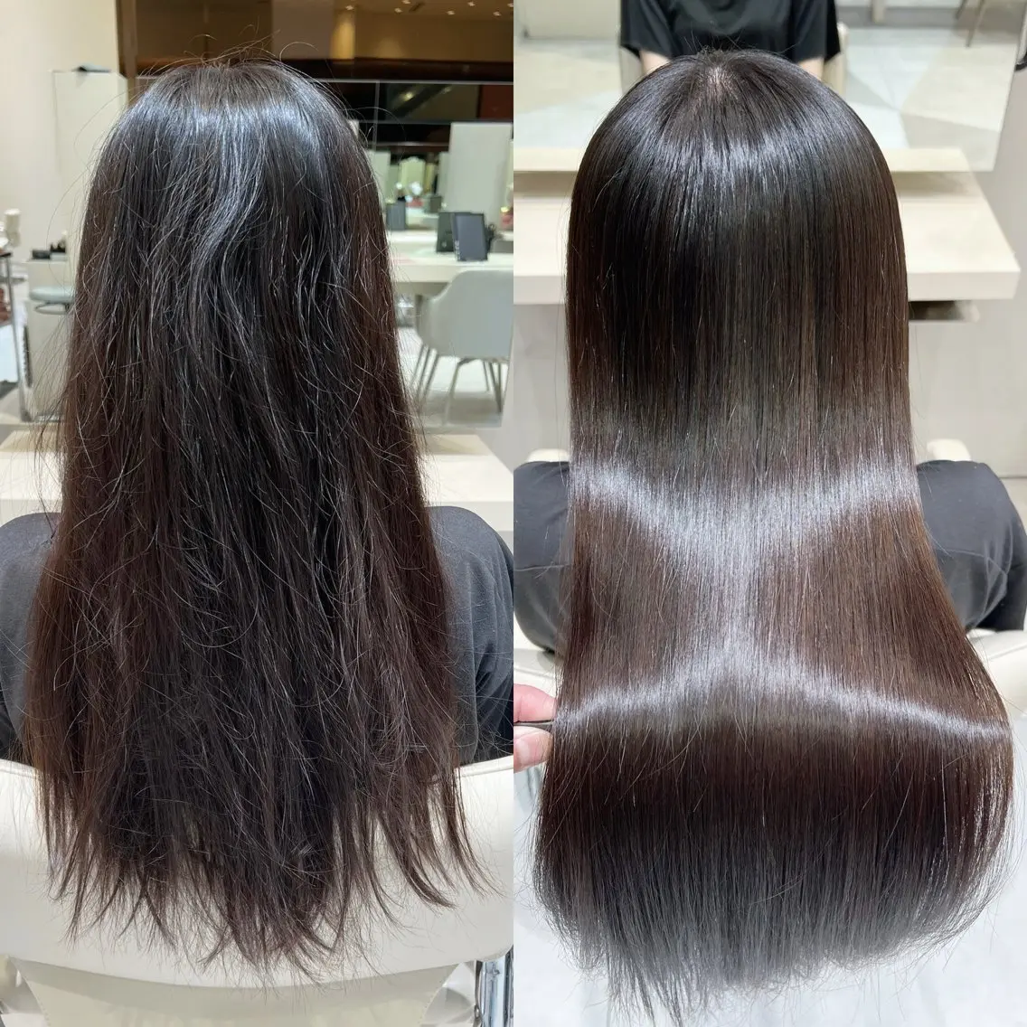 ロング くせ毛 髪質改善 カット ヘアカラー 縮毛矯正 内藤 裕真  k-twoのヘアスタイル
