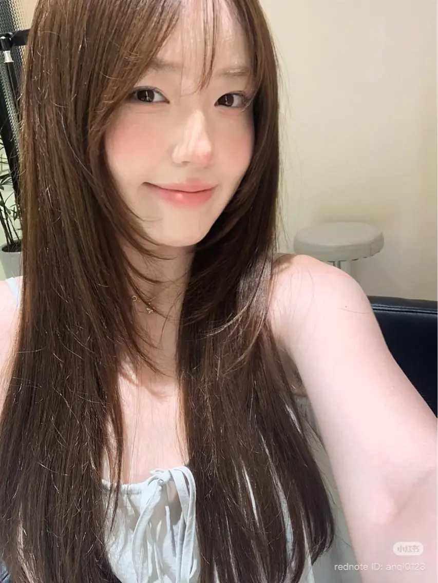 ロング カット ヘアカラー トリートメント 韓国風ベージュ🤎 レイヤー🤎横浜のヘアスタイル