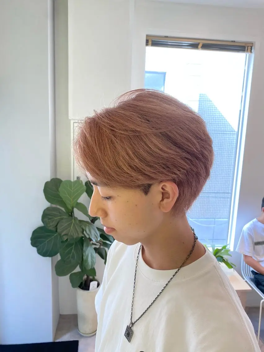ショート カラー メンズ reverd 竹下 大輔 メンズパーマのヘアスタイル