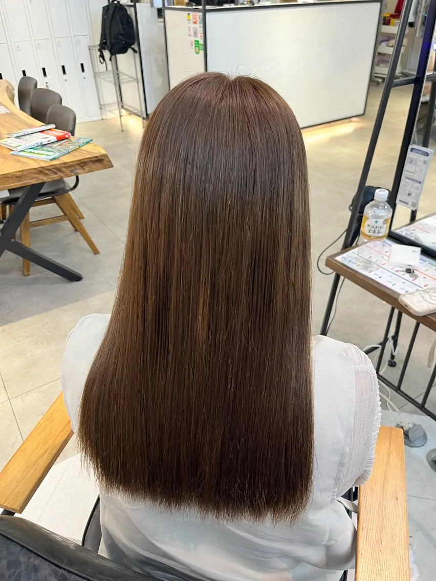 ロング カラー せりな🎀🕯️ /透明感カラーのヘアスタイル