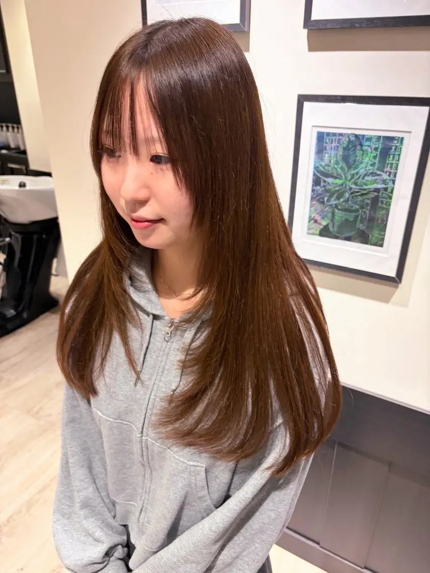 ロング モデル様募集中 ✂️カギワダのヘアスタイル