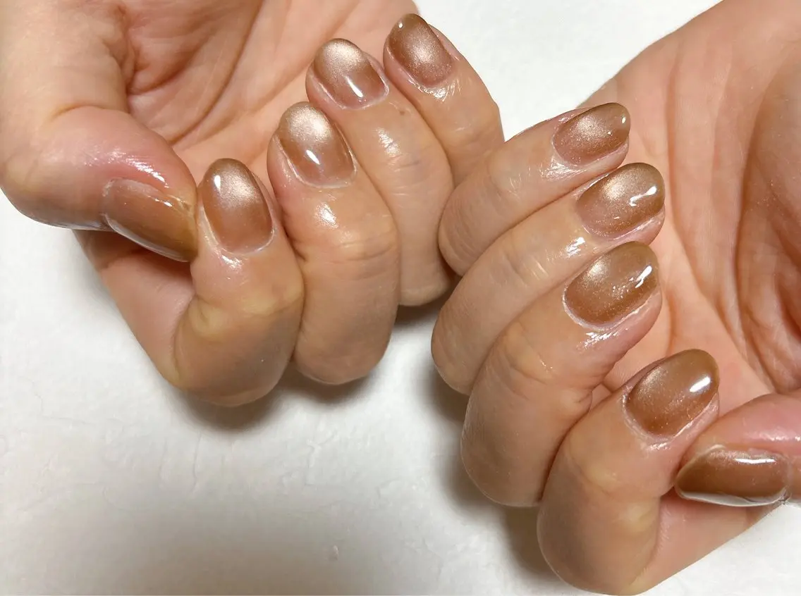 ネイル オーロラネイル フットネイル フレンチネイル ジェルネイル 韓国ネイル mogunail &blowのネイルデザイン