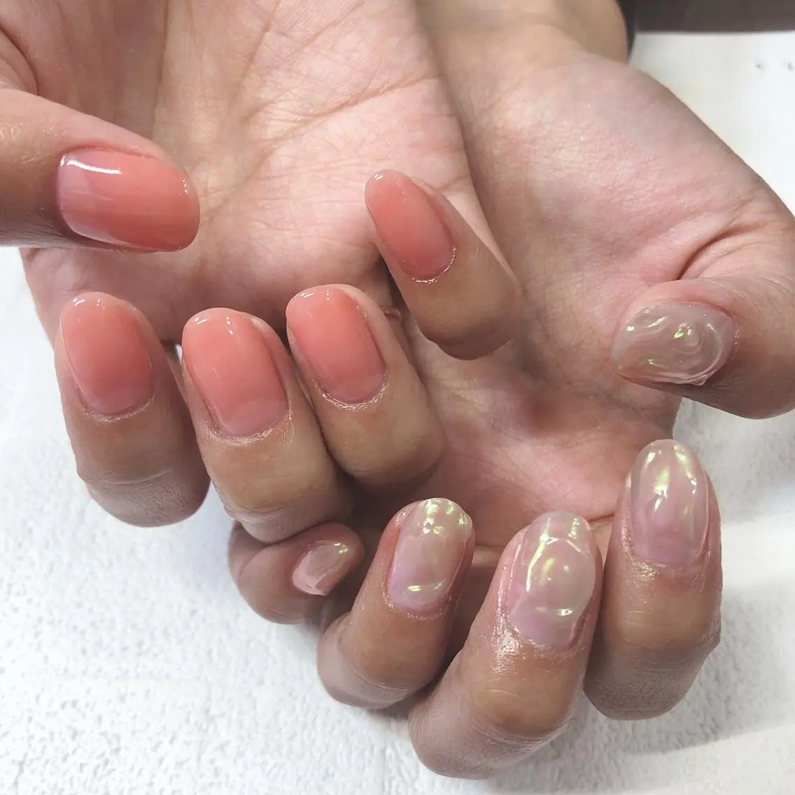 ネイル ハンドネイル 西岡 杏のネイルデザイン