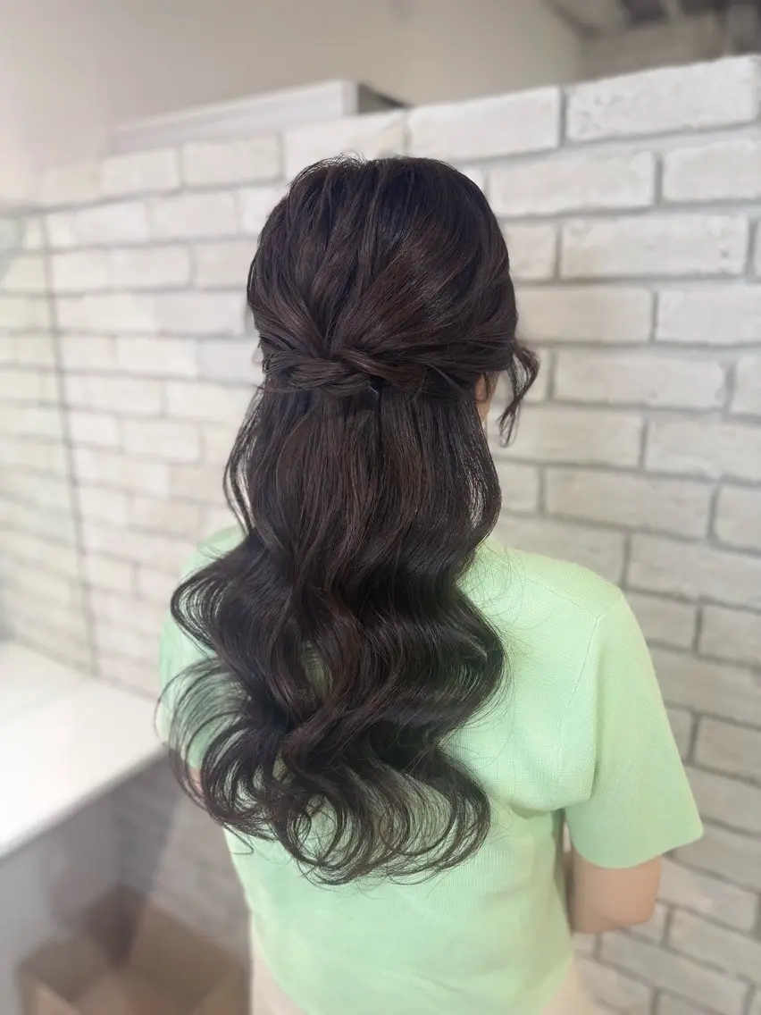 ロング ヨシンモリ ヘアセット MIREI / モデル様募集中🎀のヘアスタイル