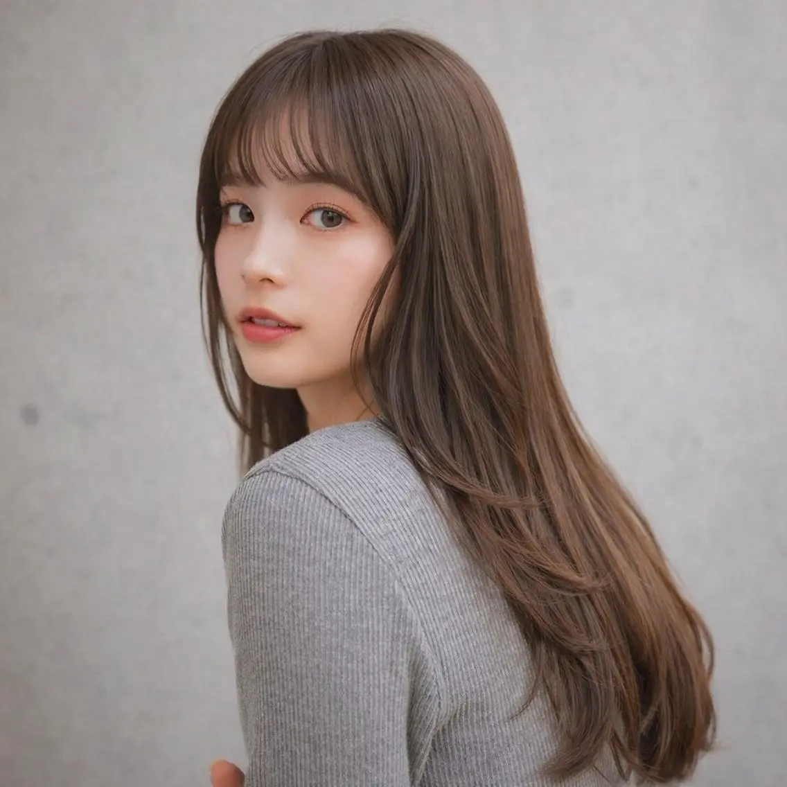 セミロング 外国人風カラー ハイライト 髪質改善 似合わせカット トリートメント カット ヘアカラー トリートメント BUCKS【天王寺】 バックス【駅30秒】のヘアスタイル