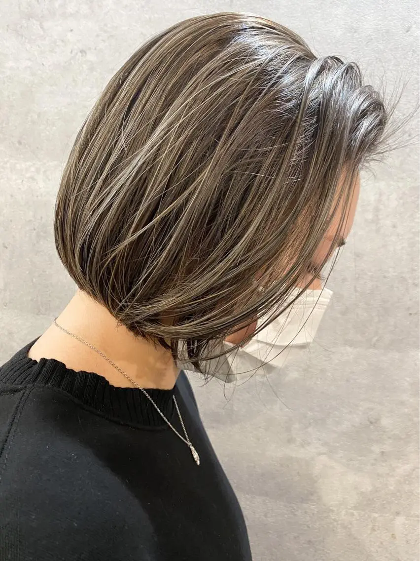 カット+ダメージレスカラー【イルミナ、アディクシー、N°】+ハホニコトリートメント　超音波ケアプロ付きの写真
