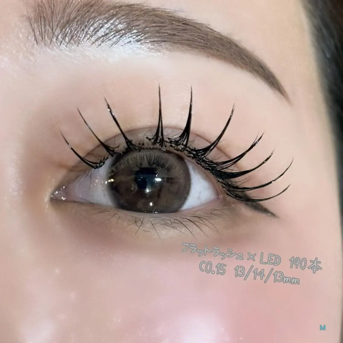 マツエク・マツパ ai__lash__ artistのマツエク・マツパデザイン