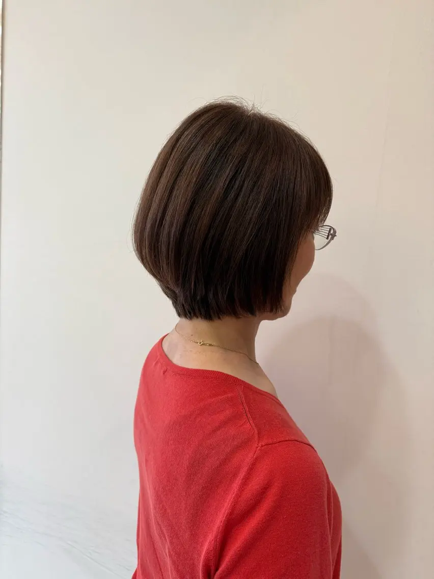 ショート ショートボブ ボブ ショートヘア カット レナークアリア 梅津美憂のヘアスタイル