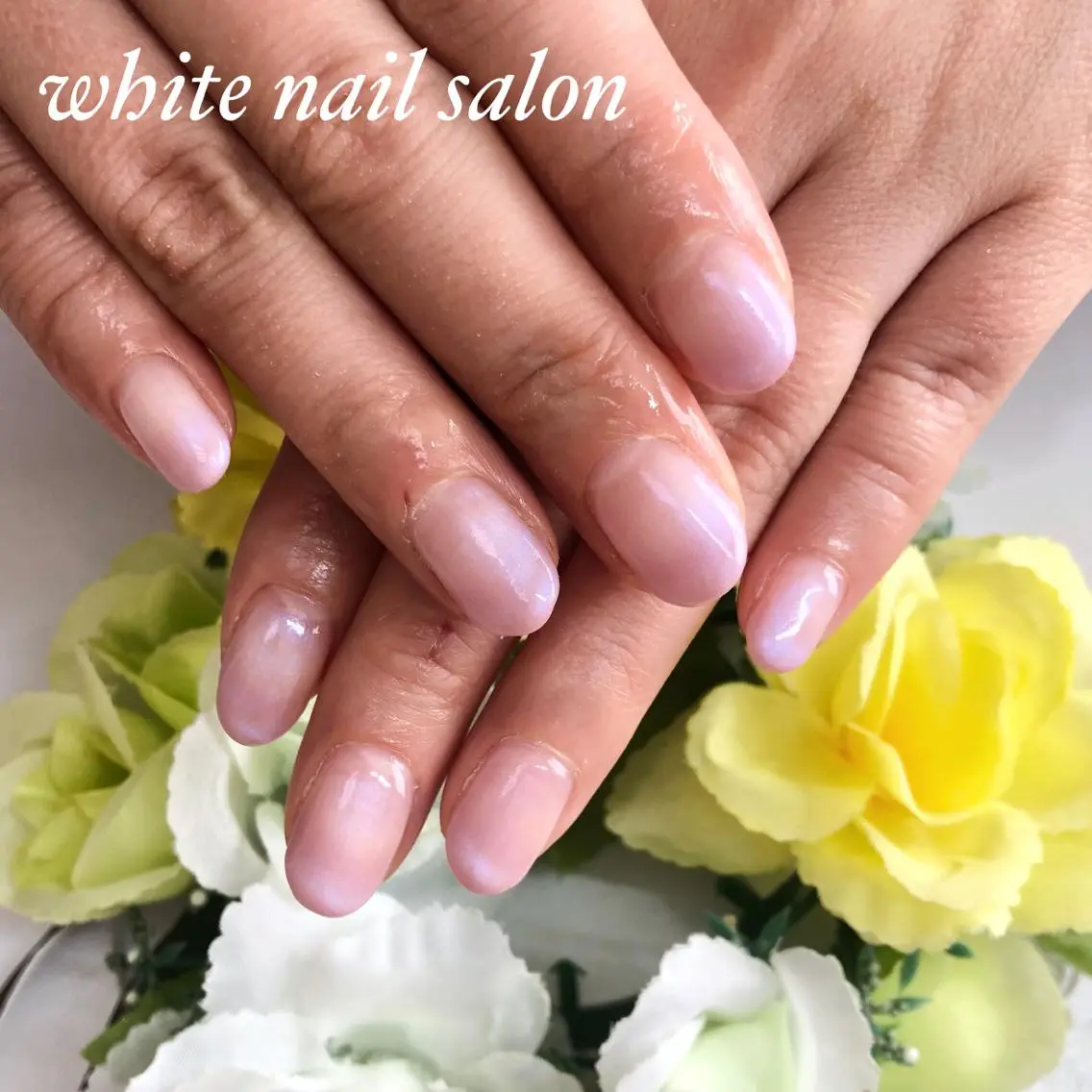 ネイル アートネイル フットネイル フレンチネイル ジェルネイル ハードジェル white nail salonのネイルデザイン