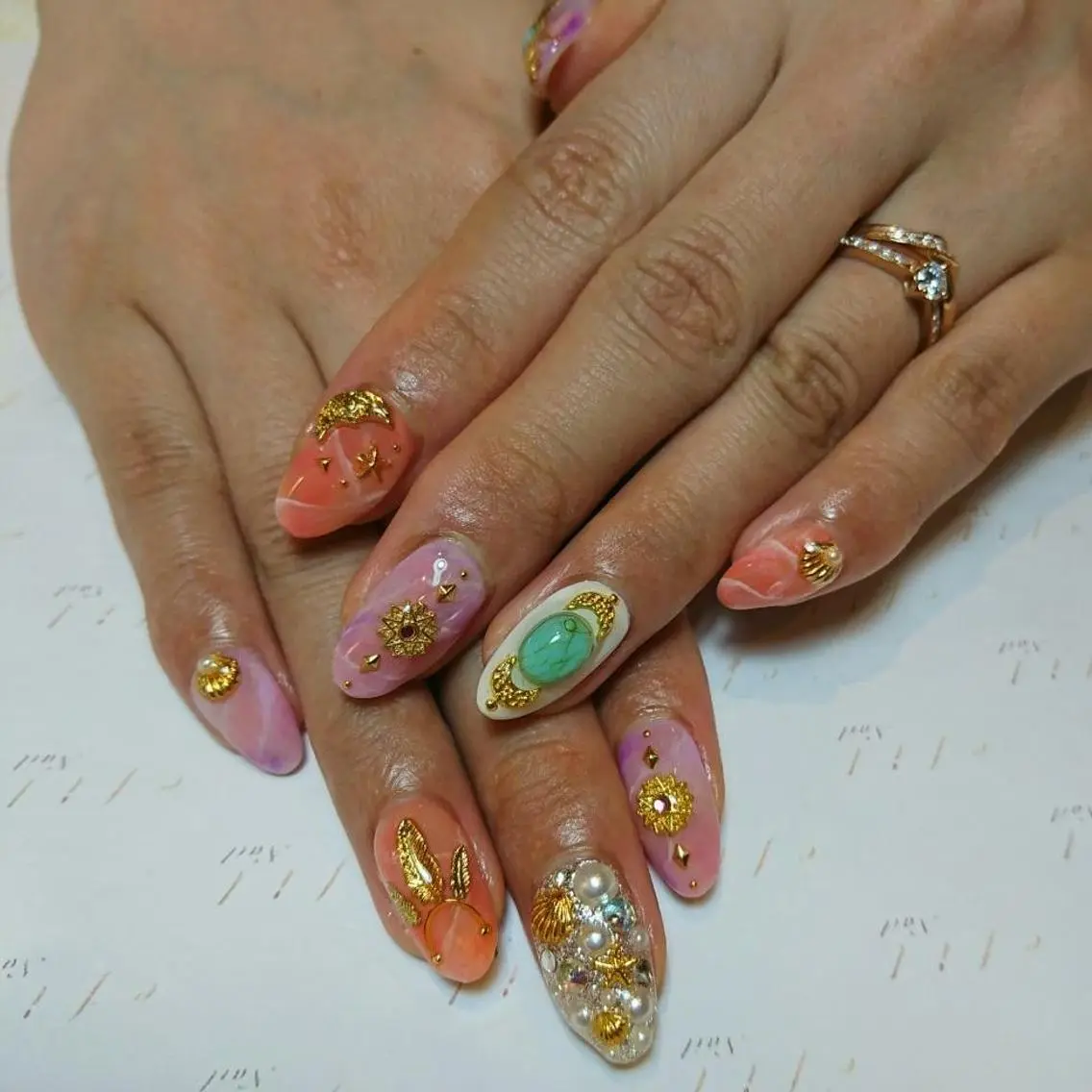 ネイル 持ち込み みー shakushiroのネイルデザイン