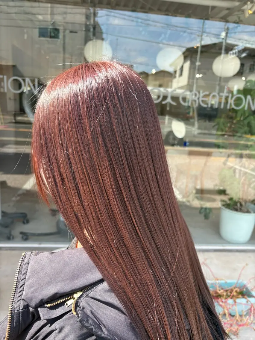ロング カラー ラベンダーカラー OXCREATION kanaのヘアスタイル