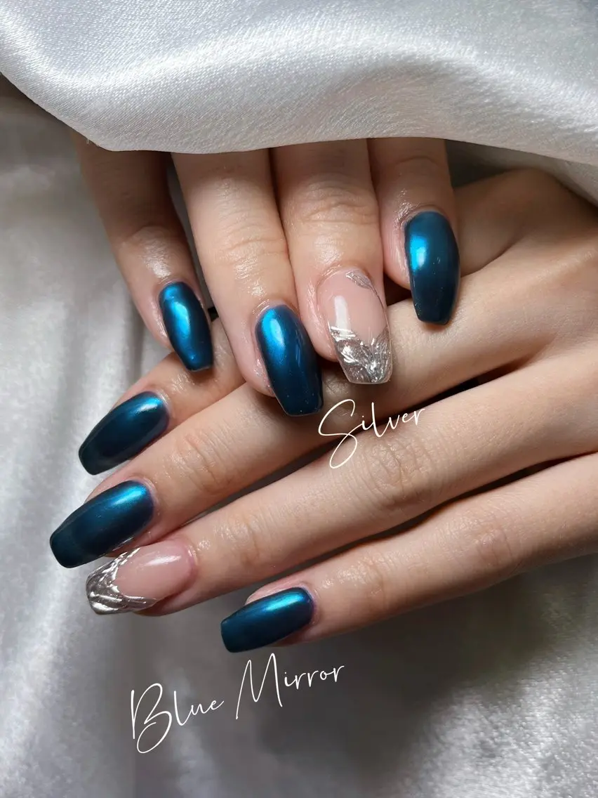 ネイル アートネイル ミラーネイル nailsalon Renardkのネイルデザイン