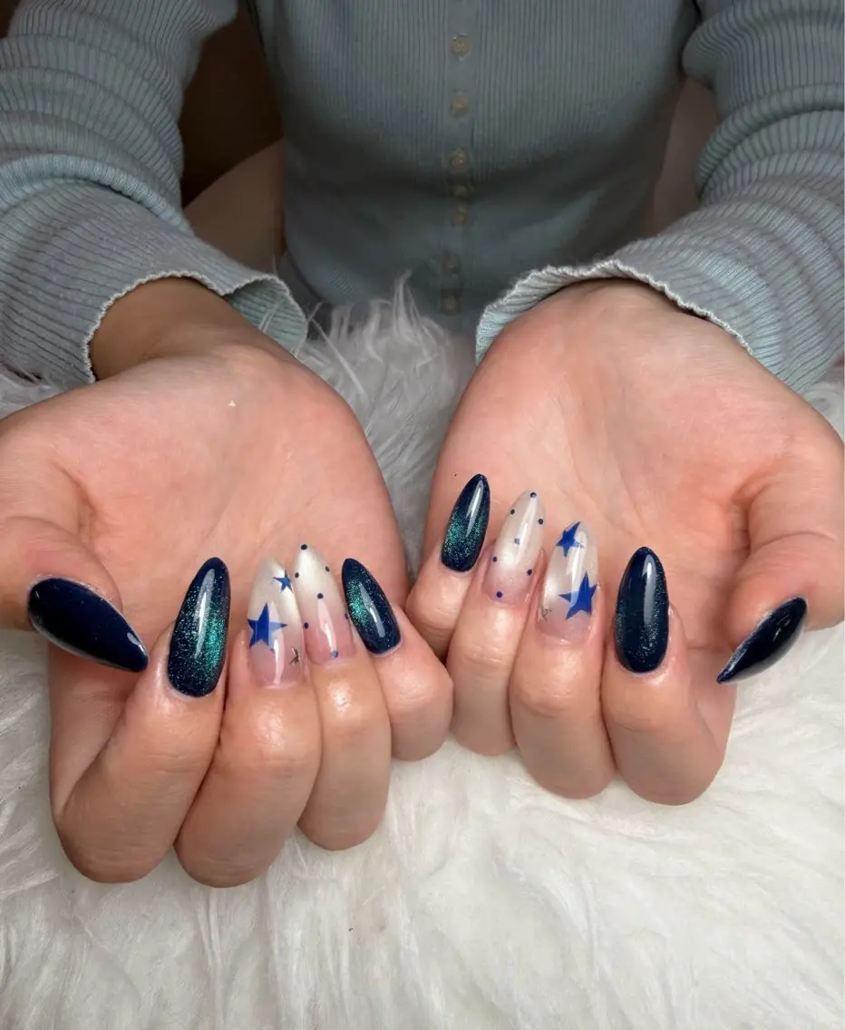 ネイル 桜ネイル 長さ出し フレンチネイル 韓国ネイル マグネットネイル ハンドネイル Kiwami nailsalonのネイルデザイン